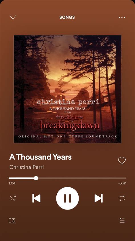 A Thousand Years A Song By Christina Perri On Spotify Christina