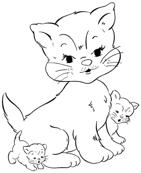 Cat Face Coloring Pages at GetColorings.com | Free printable colorings