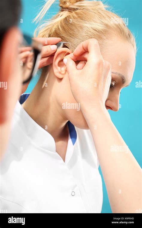 Hearing Loss Hearing Hearing Aid Stock Photo Alamy
