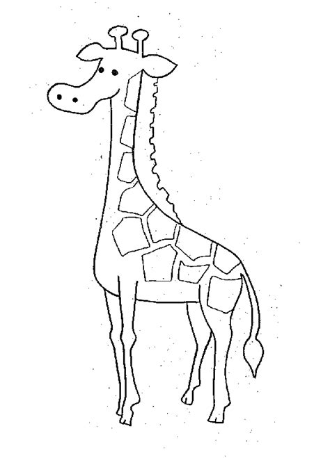 Giraffenmalvorlage kostenlos zum ausdrucken und anmalen. Malvorlagen: Tiere: Giraffe, Mamas and More - von Mamas ...