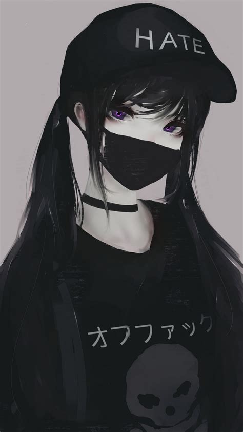 Anime Black Hair Girl Japanese Outfit Anime Girl