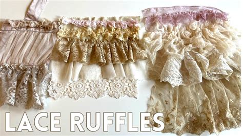 Ruffles With Lace How To Sew Tiered Lace Ruffles Didsbury Art