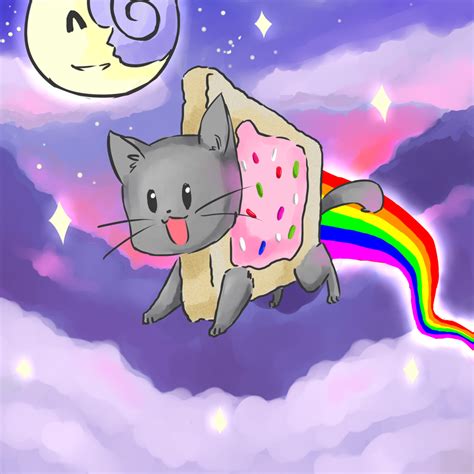 Nyan Cat Nyan Cat Cat Wallpaper Kitten Drawing