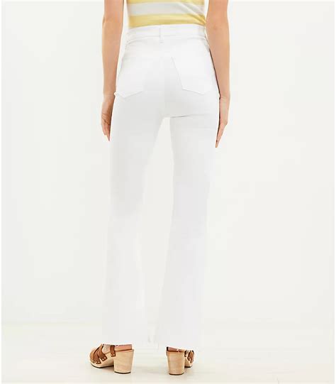 Womens Petite White Jeans Loft