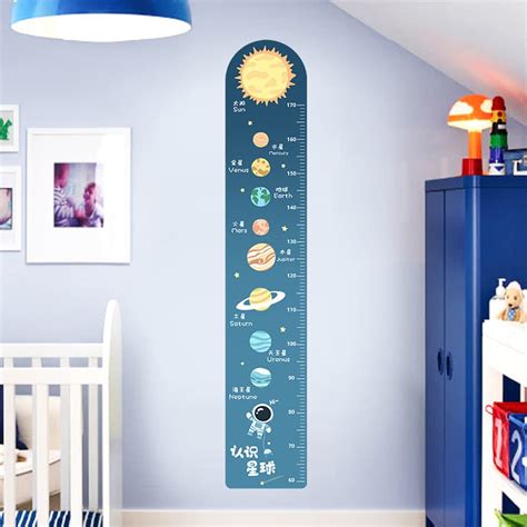 Growth Chart For Kids To Know Planets Height Chart For Kids Childs