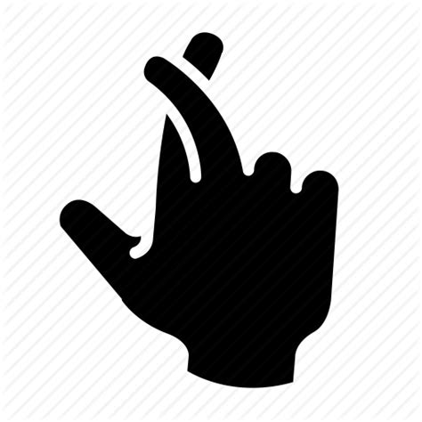 Crossed Fingers Icon 362314 Free Icons Library