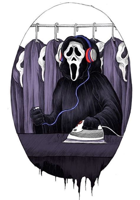 pin by jeanne loves horror💀🔪 on ghostface scream horror movie art horror artwork horror art