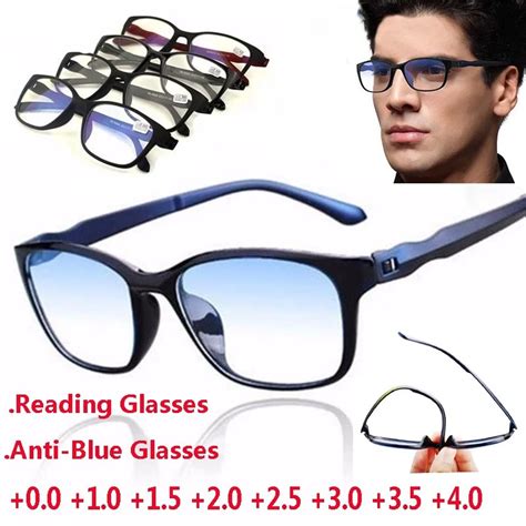 Anti mavi okuma gözlüğü presbiyopik gözlük erkekler Anti yorgunluk