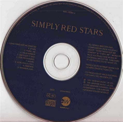 Music Rewind Simply Red Stars 1991