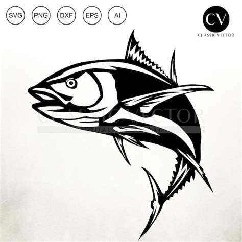 Jumping Tuna Svg Tuna Fish Svg Tuna Png Tuna Vector Tuna Etsy India