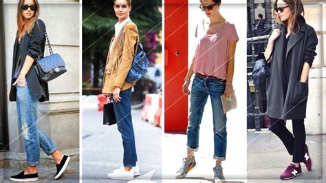 How To Wear Jeans With Sneakers Women Jeans Sneakers Outfit Jeans