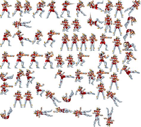 Pegasus Seiya Sprite Sheet By Jayhyperstarx On Deviantart