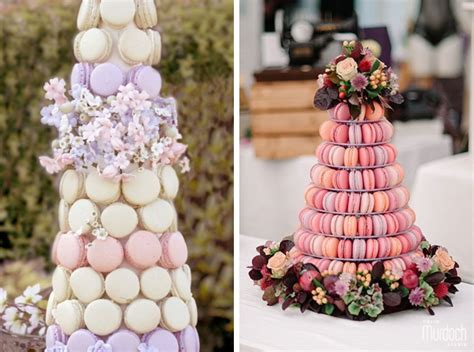 Macaroon Tower Wedding Cakes Southbound Bride