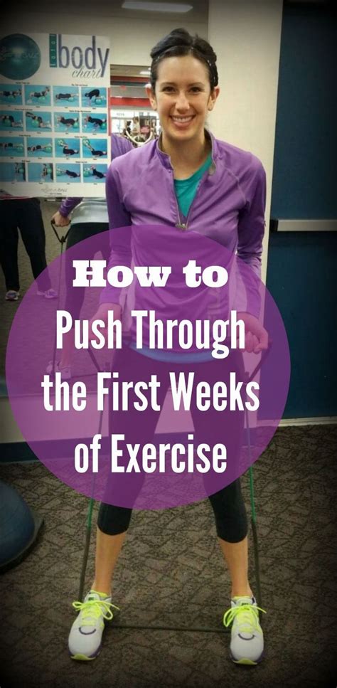 How To Push Through The First Weeks Of Exercise Exercise Fitness