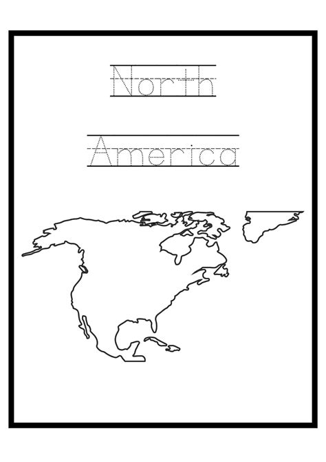 Continents Coloring Pages For Kids Coloring Pages Etsy