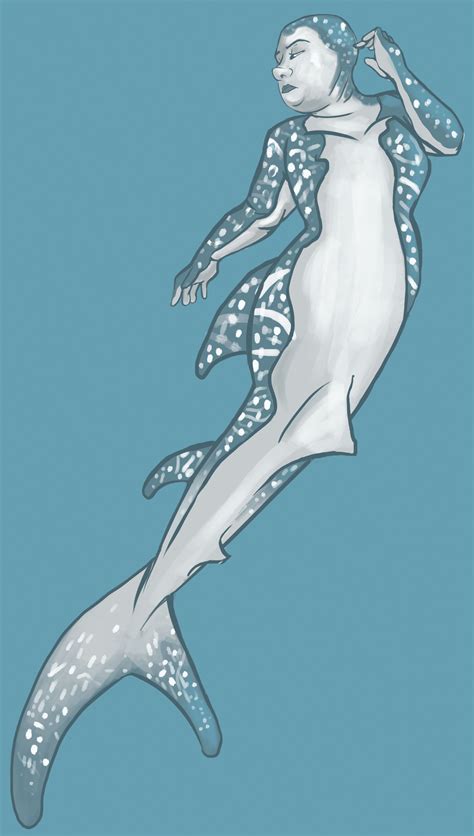 Artstation Mermay Whale Shark