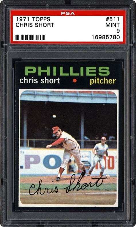 1971 Topps Chris Short Psa Cardfacts