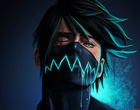 Hd Wallpaper Male Anime Character Wallpaper Scars Face