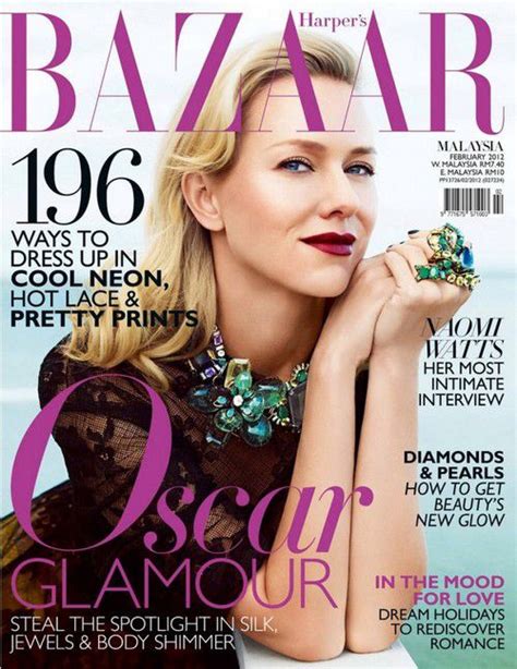 Harper S Bazaar Malaysia February Naomi Watts Naomi Watts Victor Demarchelier Harpers