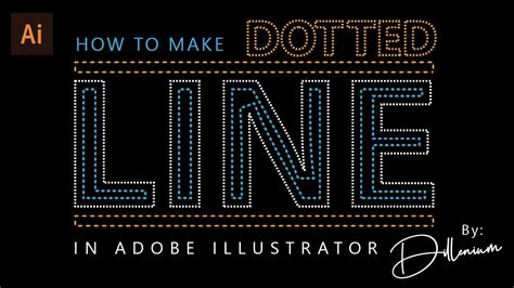 How can i create a dotted swirly line like the example below in illustrator? How to Make Dotted Line in Illustrator - Dillenium Vector ...
