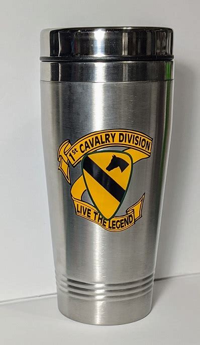 Not finding what you're looking for? Mug 1st Cavalry Division Stainless Steel | Crossed Sabers ...