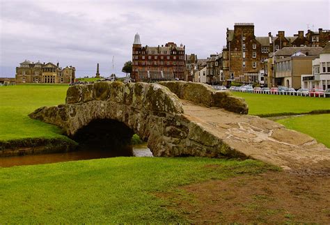 St Andrews Links Golf Course Swilcan Bridge 18th Hole Photograph By