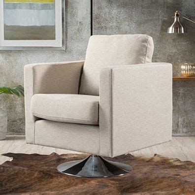 The curved backrest, legs and frame of the chair are finished in a matte black design. Hahn Modern Fabric Swivel Club Chair | Swivel club chairs ...