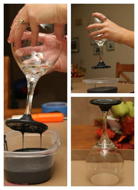 How To Make Chalkboard Wine Glasses Chalkboard Wine Glasses Homemade
