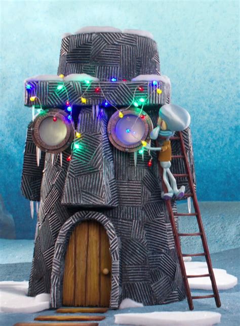 Image Squidwards House In Its A Spongebob Christmaspng