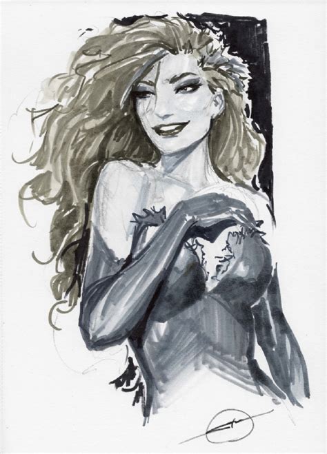 Stjepan Sejic Poison Ivy In Fons Van Erps Convention Sketches Viii