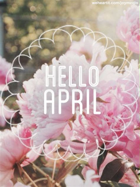 Hello April Wallpapers Top Free Hello April Backgrounds Wallpaperaccess