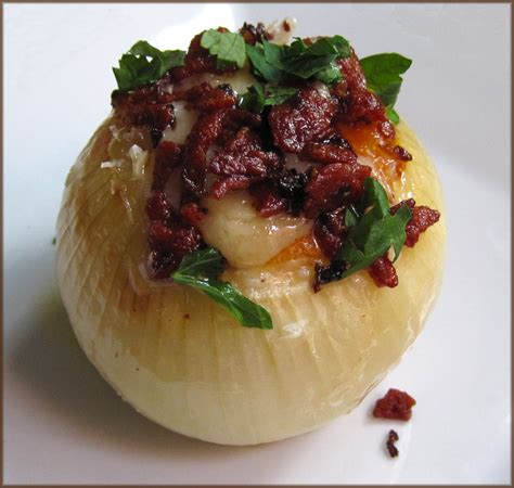 Cheese And Bacon Stuffed Onions Made Easy With Corestuff A Glug Of Oil