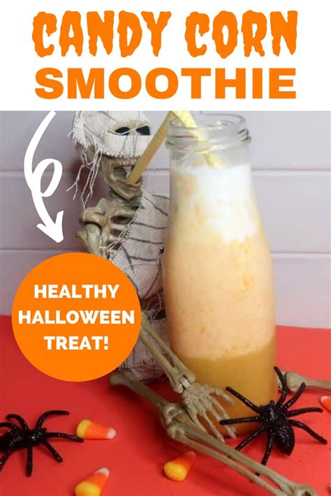 Candy Corn Smoothie Candy Corn Smoothie Healthy Halloween Food