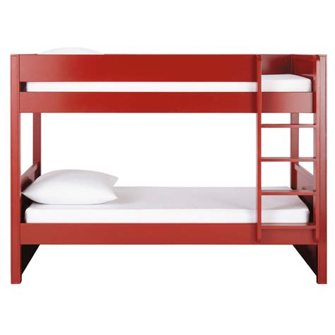 € 853,00 iva inclusa il prezzo si riferisce alle opzioni selezionate. Letto a castello rosso in legno 90 x 190 cm Modello Le Mans - Arredo Casa FVG