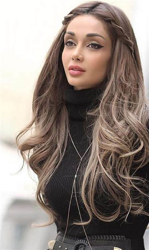 Iranian Model Elnaz Golrokh Iranian Models Long Hair Styles Beauty