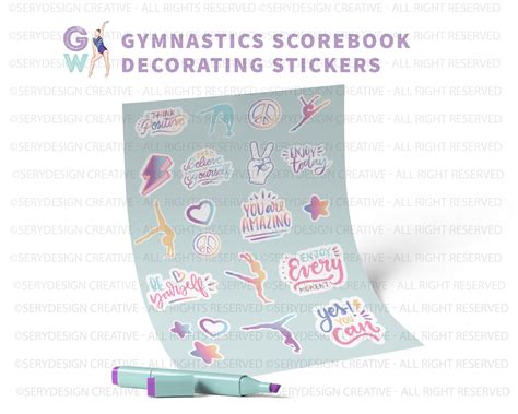 Gymnastics Scorebook Gymnastics Meet Score Gymnastics - Etsy