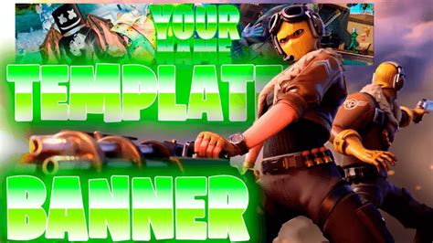 Cómo Hacer Un Banner De Fortnite En Photoshop Free Psd Knox Gfx