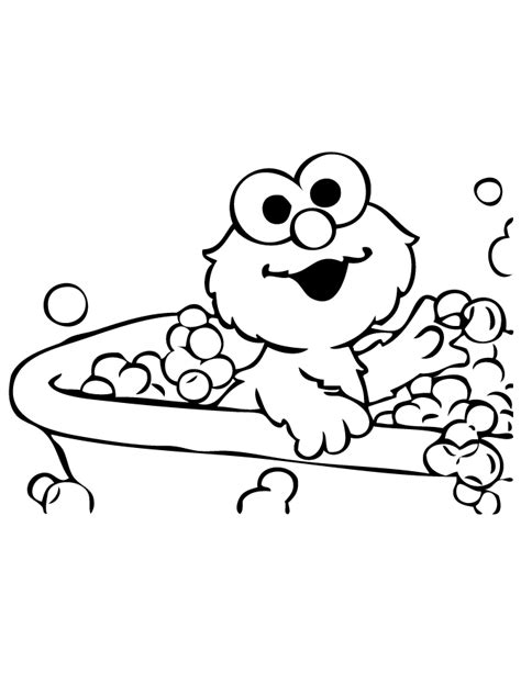 Elmo Coloring Page For Kids Free Printable Picture To Color Coloring