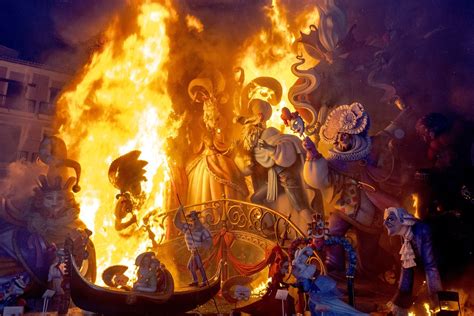 Spains Fallas Festival Concludes With Spectacular Fire Show Daily