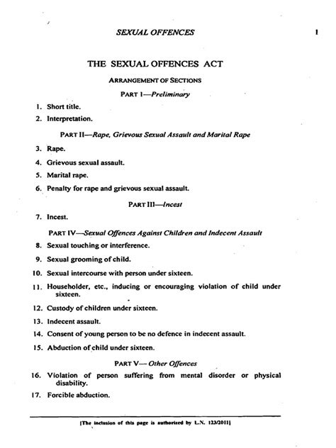 sexual offences act pdf sexual assault assault