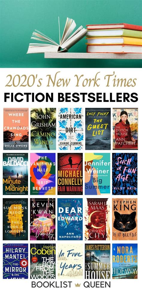 The Complete List Of New York Times Fiction Best Sellers Feel Good Books Book Club Books