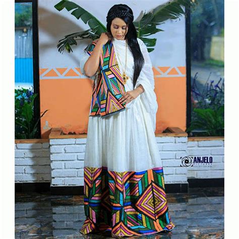 New Fashion Traditional Habesha Kemis - Ethiopian Dress