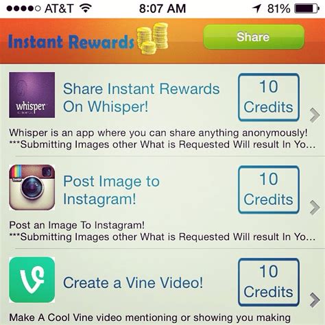 Instant Rewards App Has A Lot To Offer My Favorite Is Getting Paid