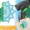 Turtle Mandala SVG Summer Zentangle SVG Cut File DIDIKO Designs