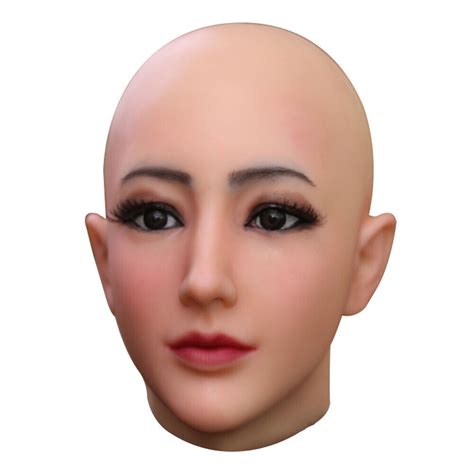 Dokier Realistic Silicone Female Mask Crossdresser Full Head Face Mask