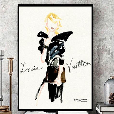 Louis Vuittons Printing Wall Decor Poster Canvas Wall Art Print