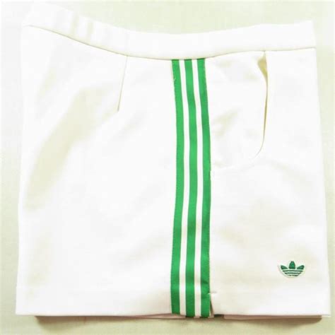 Vintage 70s Adidas Shorts Mens 38 Track Sport Trefoil White Athletic
