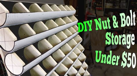 Diy Nut And Bolt Storage For Under 50 Youtube