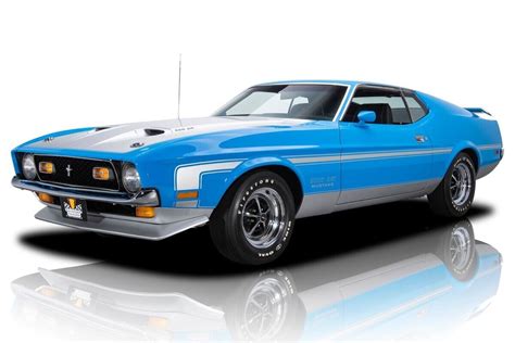 1971 Ford Mustang Boss 351 Grabber Blue Coupe 351 V8 4 Speed Manual