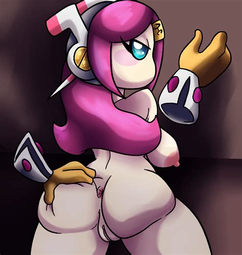 Rule 34 1girls Alien Ass Big Ass Big Breasts Breasts Hand On Ass Kirby Planet Robobot Kirby